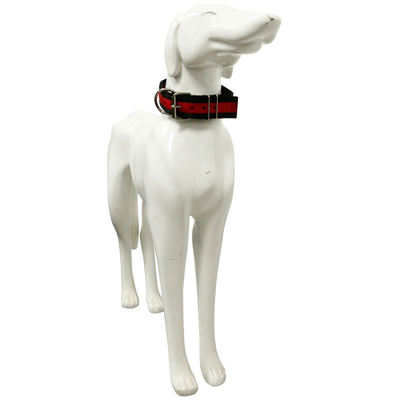 Durable 50mm Width Pitbull Dog Collar Heavy Duty Big Nylon Dog Collar With Metal Roller Buckle