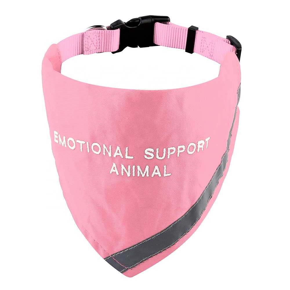 Easy Adjustable Emotional Support Dog Cooling Bandana Pet Accessories Supplier Service Dog Scarf Bandana