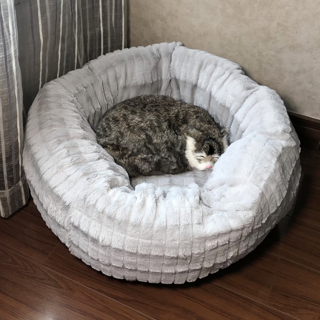 Easy To Clean Removable Round Soft Comfort Pet Bed Cushion