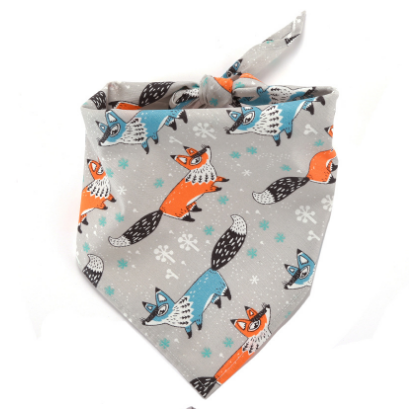 Eco Friendly Personalized Multicolor Cotton Pet Dog Triangular Towel