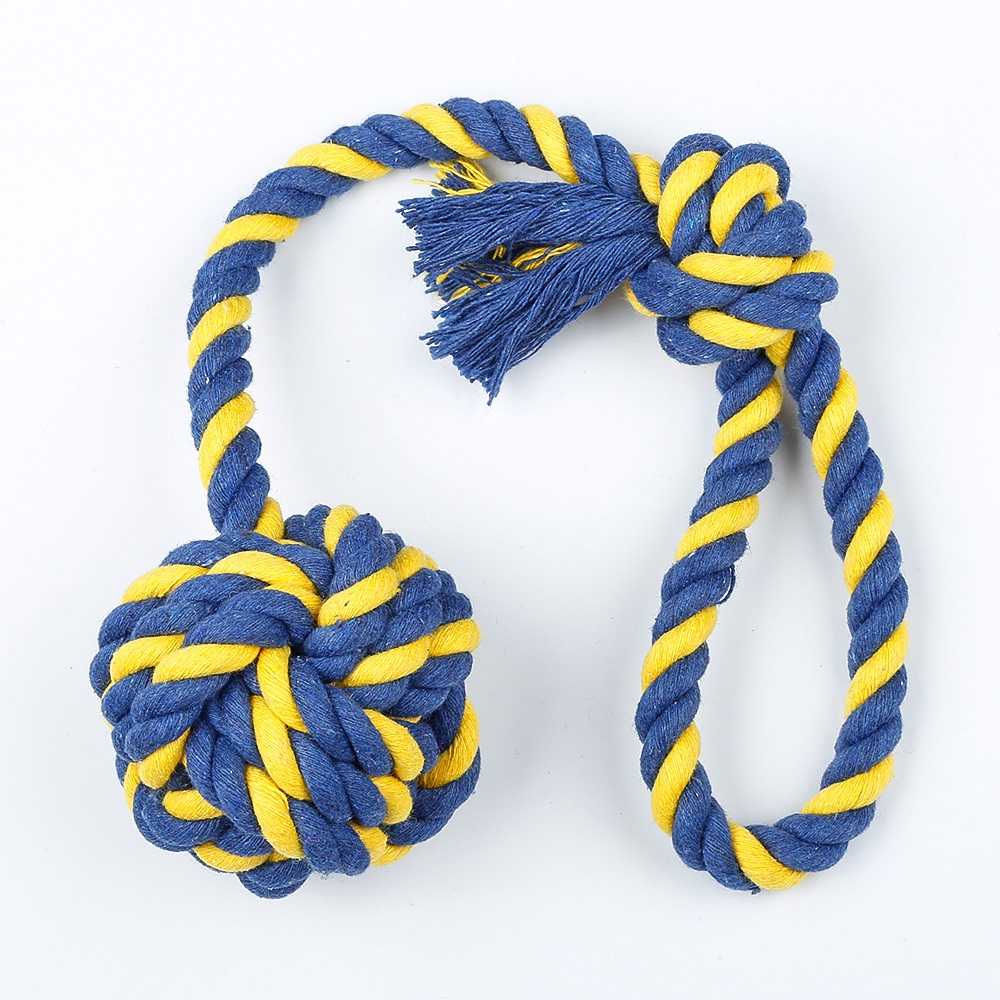 Eco Friendly Play Cotton Rope Ball Pet Toys Dog Pet Products Chew Dog Toys Para Perro Toy