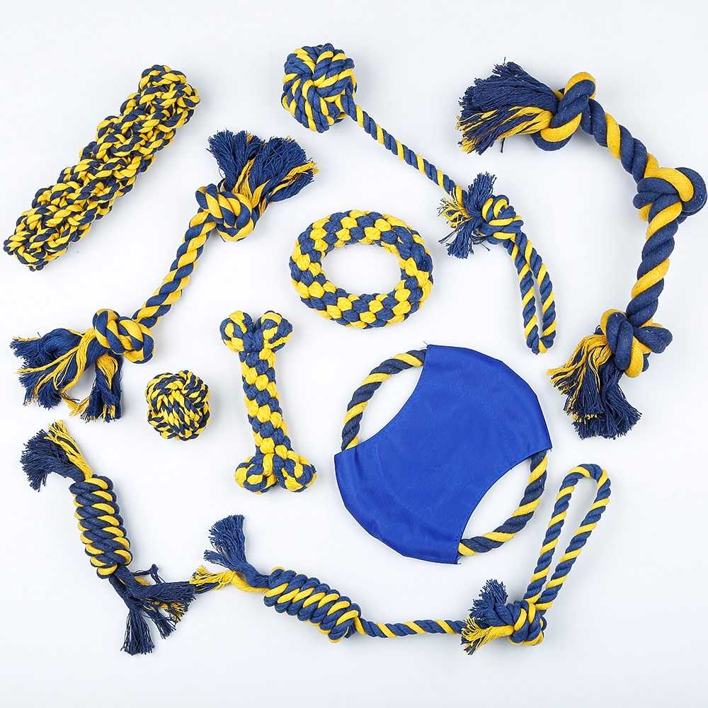 Eco Friendly Play Cotton Rope Ball Pet Toys Dog Pet Products Chew Dog Toys Para Perro Toy