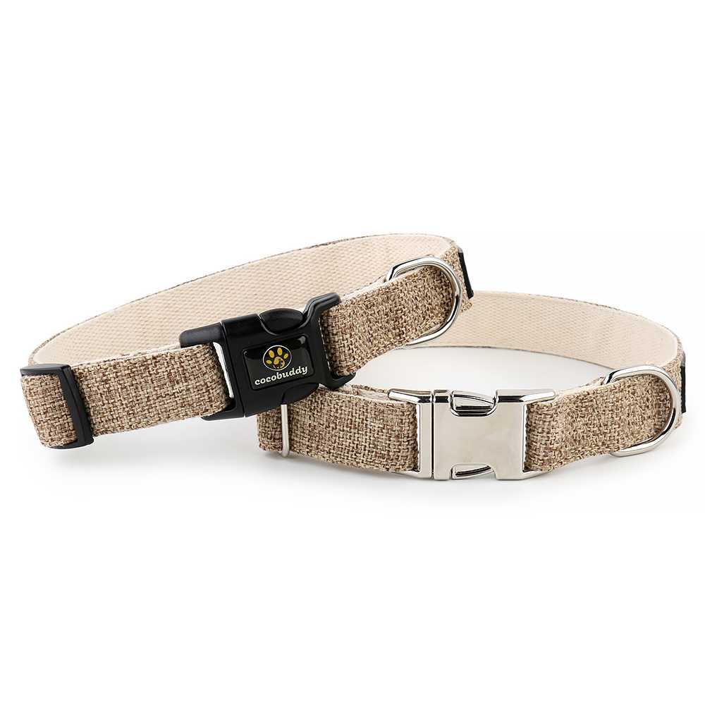 Eco Friendly Recycled Hemp Dog Harness With Matching Leash Collar Sustainable Pet Dog Set