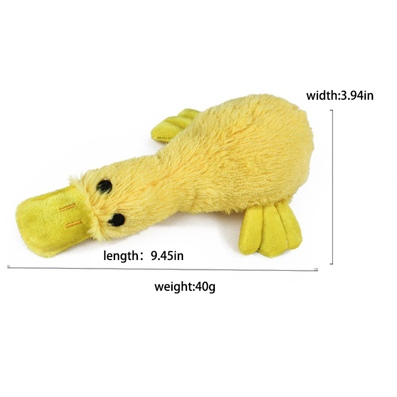 Ecofriendly Durable Flying Duck Indestructible Funny Squeaky Interactive Pet Toys Dog Chew Dog Plush Toys