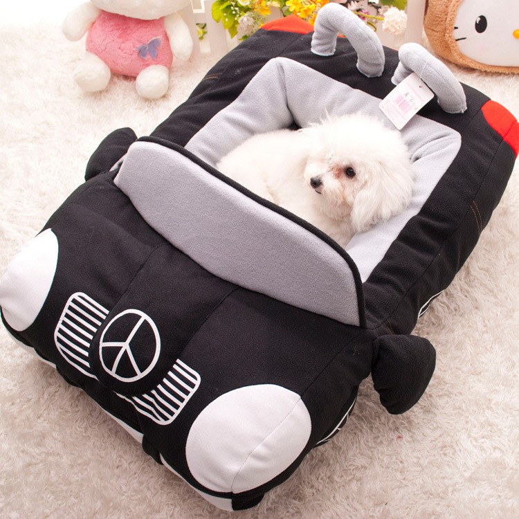 Elevated Warm Durable Novelty Car Shape Dog Pet Bed