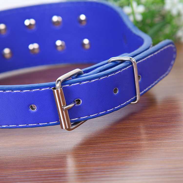 Explosive Pet Collar Large Dog Collar Personalized Rivet Punk PU Collar