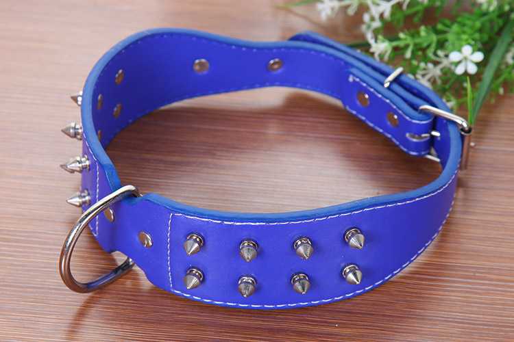 Explosive Pet Collar Large Dog Collar Personalized Rivet Punk PU Collar