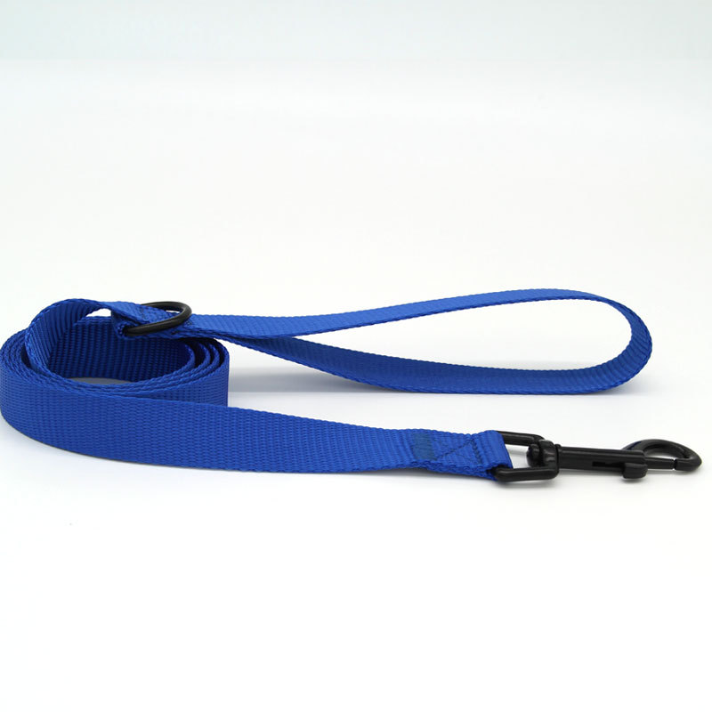 Fair Red Blue Logo Retractable Dog Leash Sublimation Blanks Carabiner Pet Strap