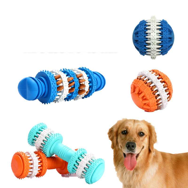 Fashioned Dog Pet Toy Natural Rubber Dog Toy Chew Vking Rubber Pet Toy With Cotton Rope