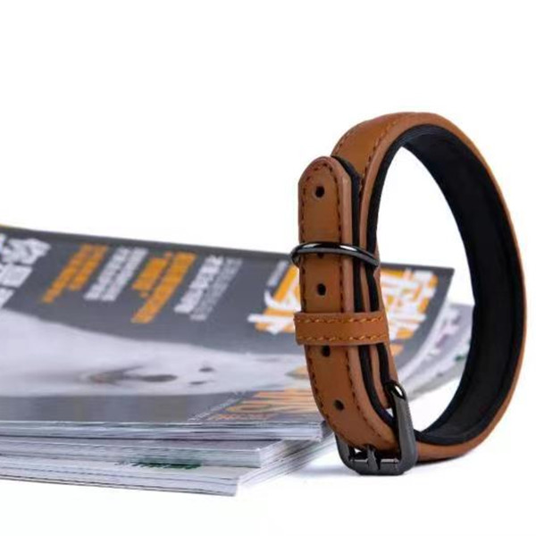 Gougelila Amazon Leather Waterproof Cloth Pet Collar Dog Collar