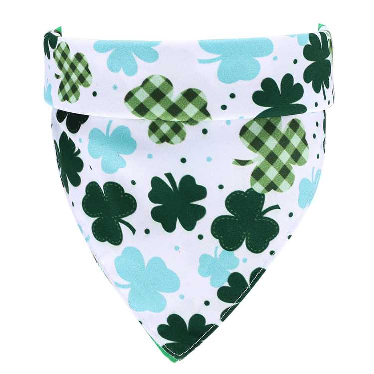 Green Dog Bandana Custom Personalized Dog Bandana Dog Scarf Bandana