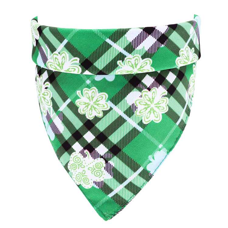 Green Dog Bandana Custom Personalized Dog Bandana Dog Scarf Bandana