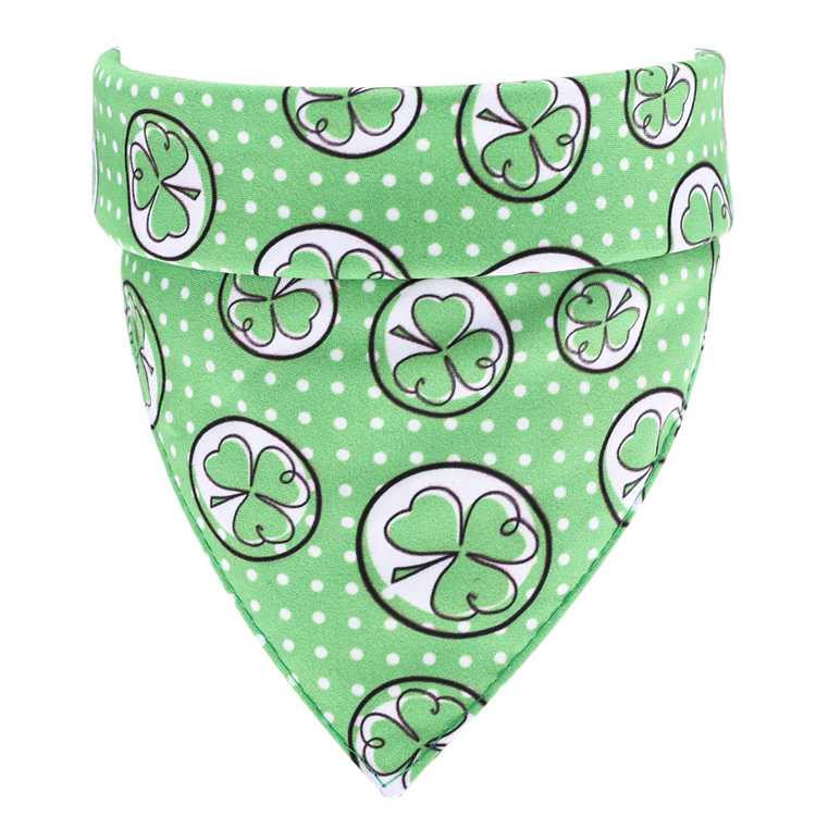 Green Dog Bandana Custom Personalized Dog Bandana Dog Scarf Bandana