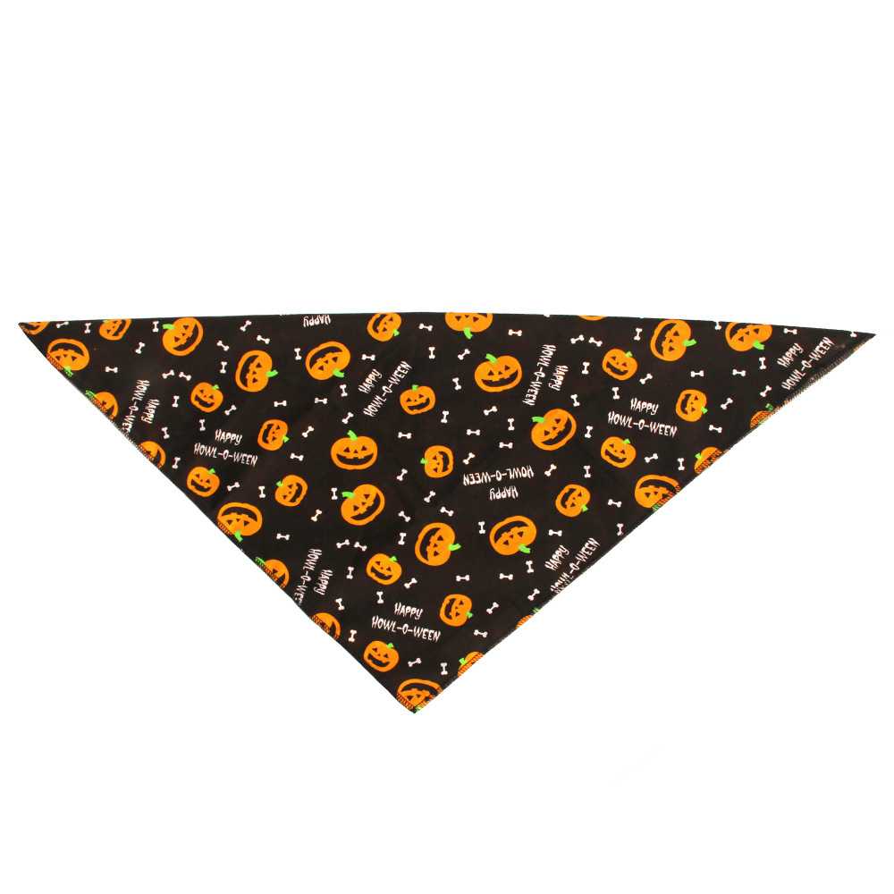 Halloween Dog Bandana Triangle Bibs Scarf Festival Accessories Pet Supplies