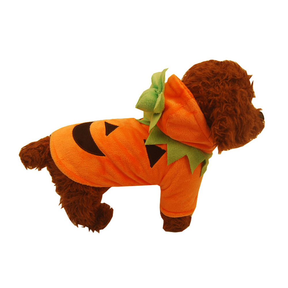 Halloween Party Dog Pumpkin Costume Winter Season Pet Dog Clothes