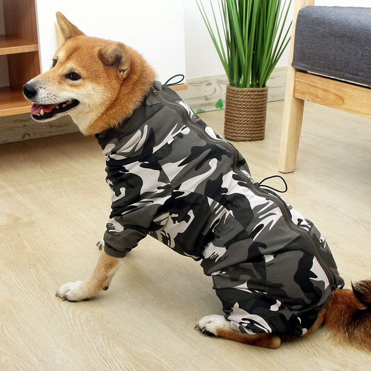 Harbour Custom Different Size Comfortable Outdoor Large Pet Cat Clothes Dog Surgery Recovery Suit Clothing