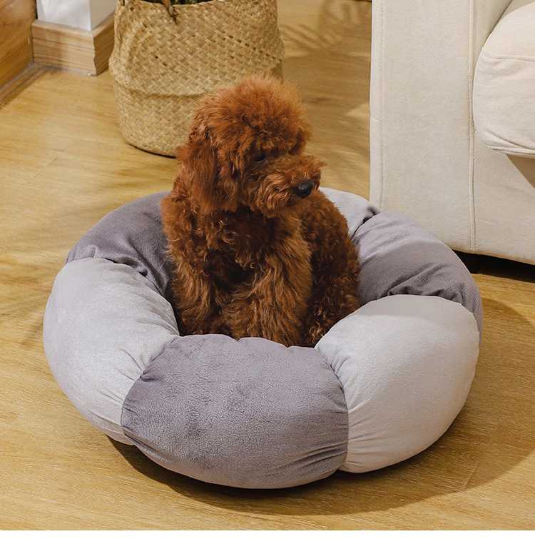 High End Soft Round Donuts Dog Pet Bed Suppliers