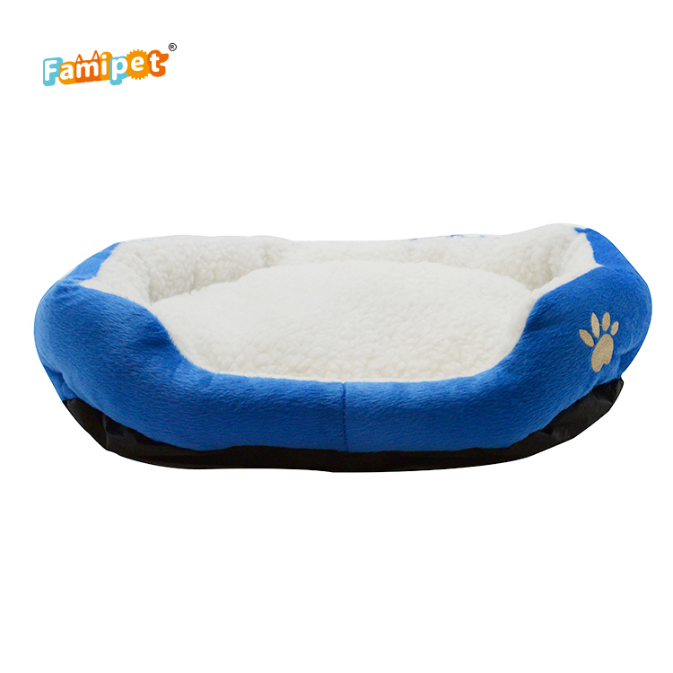 In Stock Pet Bed China Manufacture Fluffy Round Pet Bed Dog