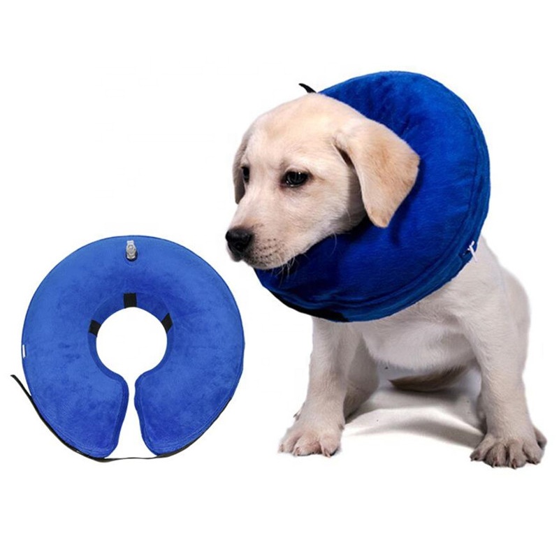 Inflatable Pet Protective Blow Up Collar Dogs Cats