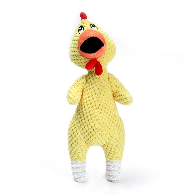 Ing Dog Toys Squealing Plush Pet Toys Gnawing Grinding Teeth Screaming Chicken