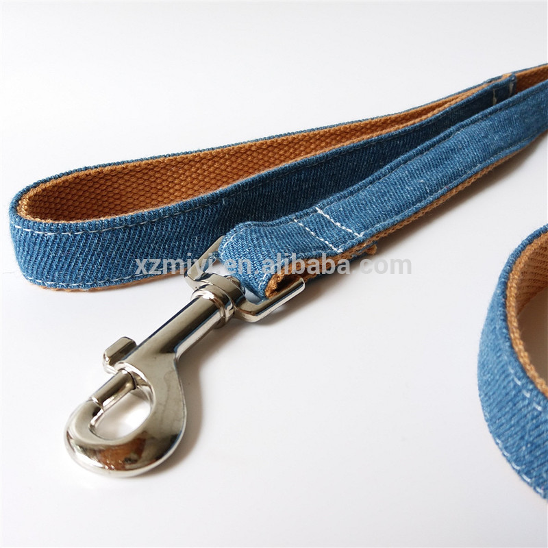 Jeans Bow Tie Dog Collar Neck Tie Collar Leash Personalized Engraved Dog Collar With All Metal Buckle