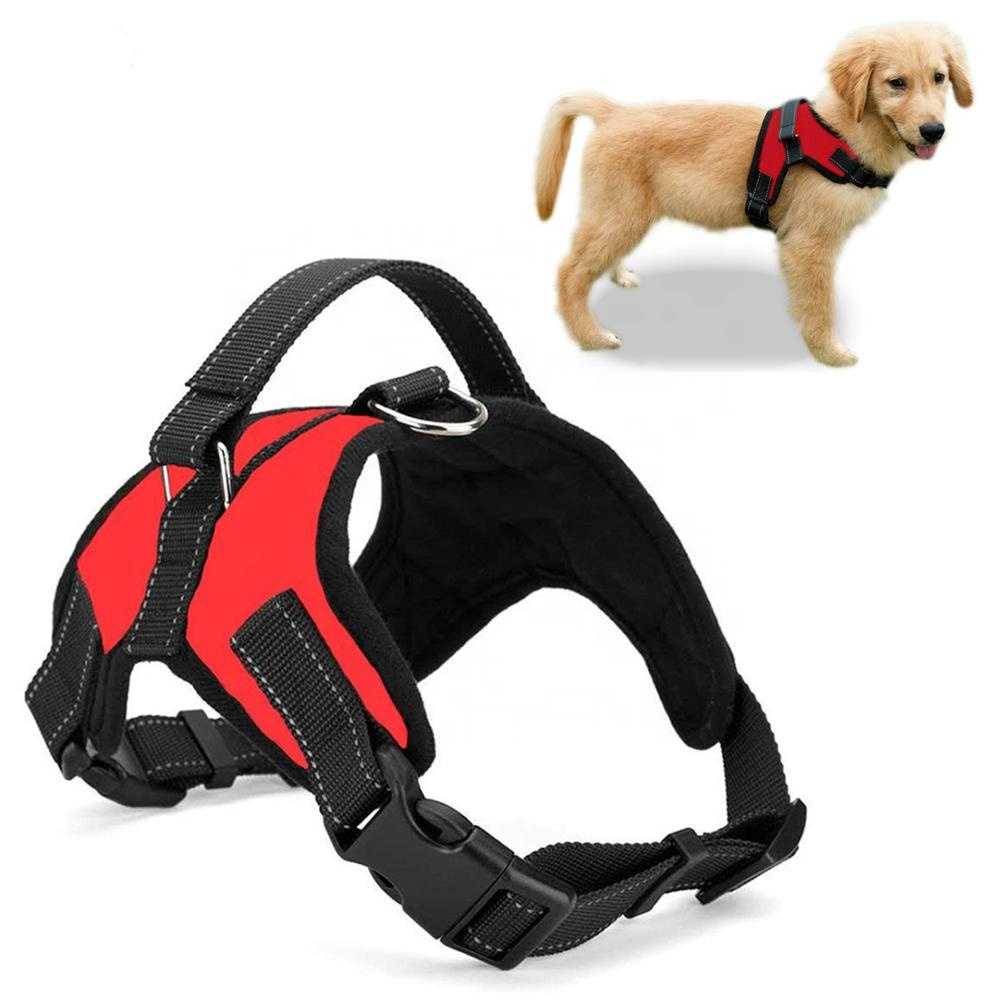 Kingtale No Pull Outdoor Control Handle Reflective Safety Pet Vest Adjustable Dog Harness