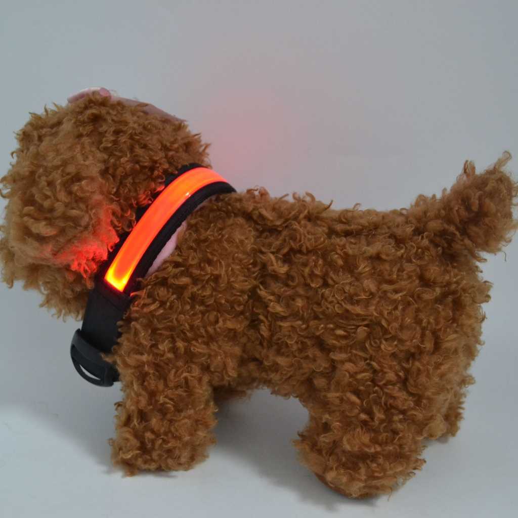 LED Dog CollarNight Pet Collar Dog USB Rechargeable Waterproof Durable Glowing Dog Collar