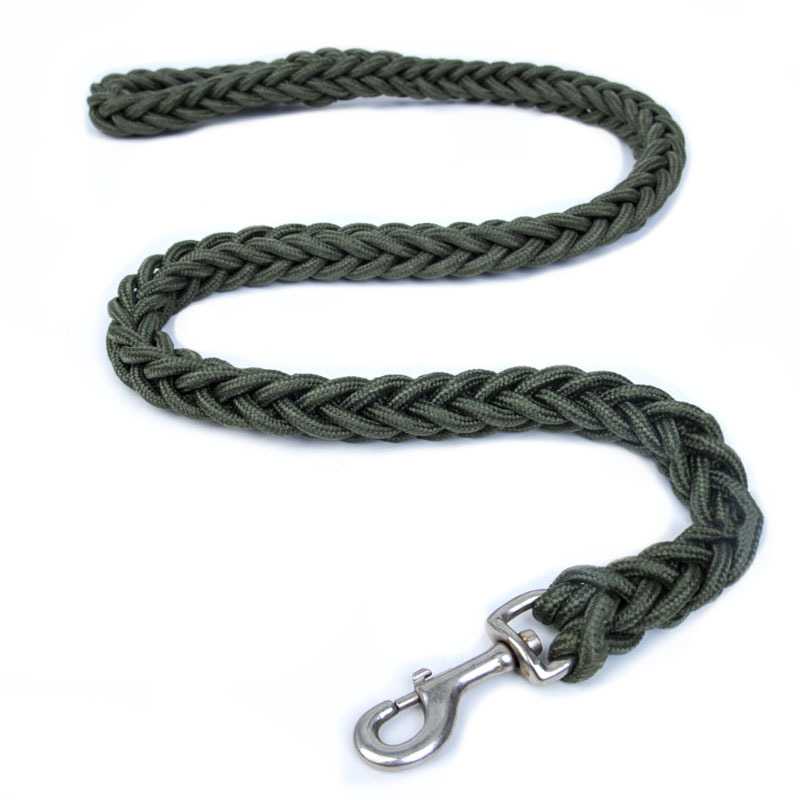 Large Dog Leash Durable Nylon Rope Braided Dog Pet Leash