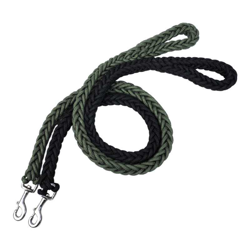 Large Dog Leash Durable Nylon Rope Braided Dog Pet Leash