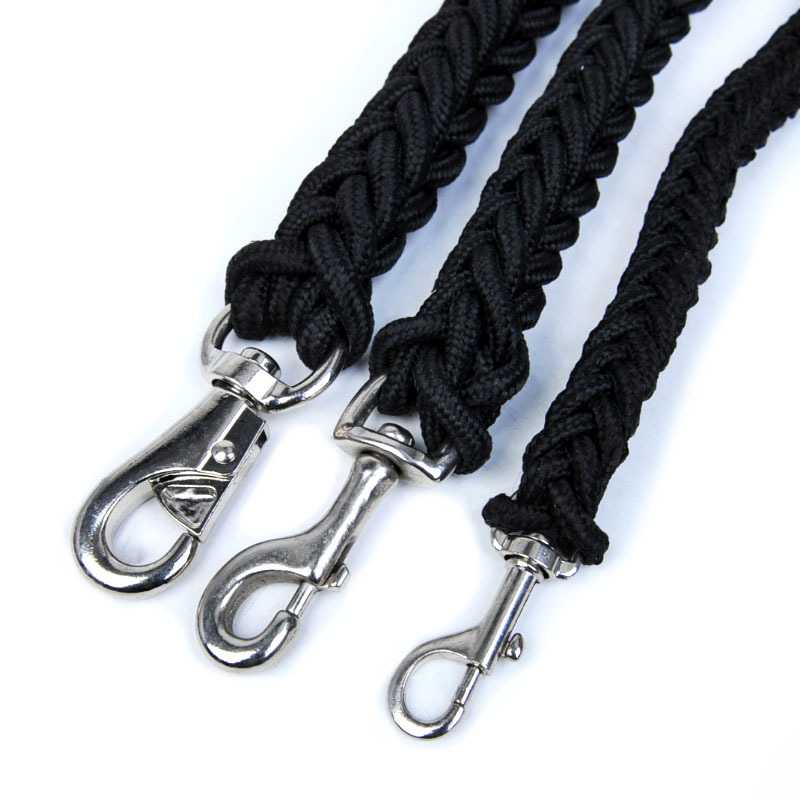 Large Dog Leash Durable Nylon Rope Braided Dog Pet Leash