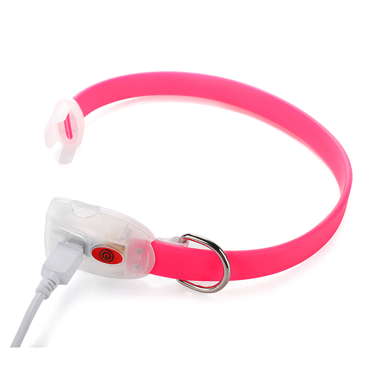Led Pet Collar Night Glowing Walking Chargeable Pet Collars Dogs
