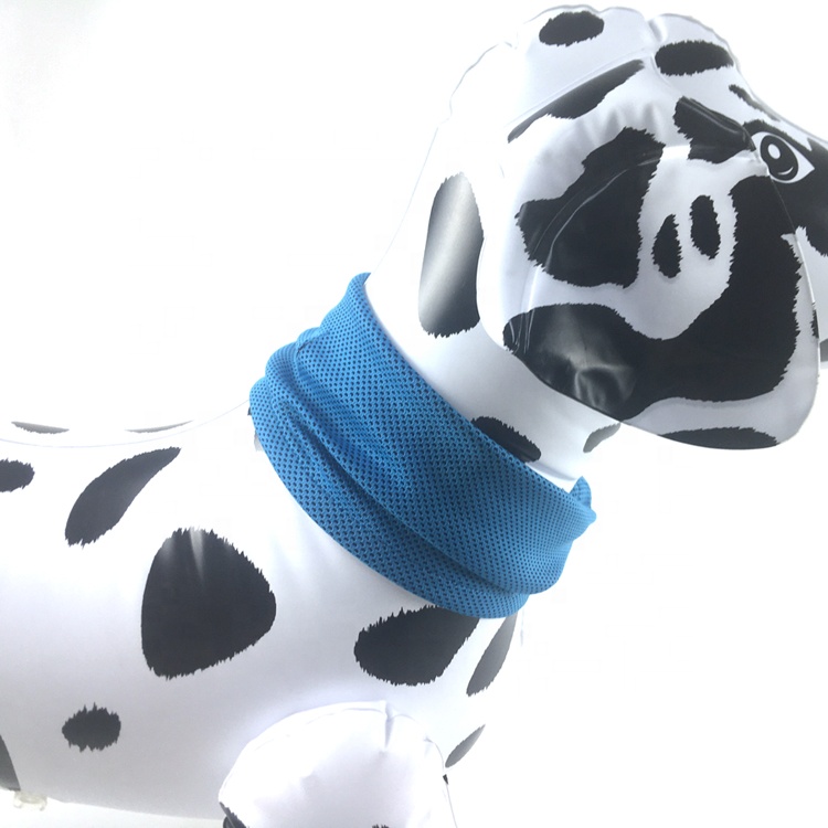 Lightweight Summer Dog Cooling Neck Ice Cooler Pet Scarf Wrap Instant Evaporative Cooling Bandana Dog  