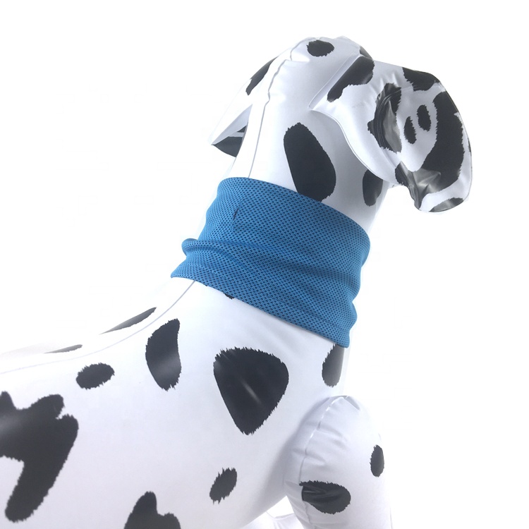 Lightweight Summer Dog Cooling Neck Ice Cooler Pet Scarf Wrap Instant Evaporative Cooling Bandana Dog  