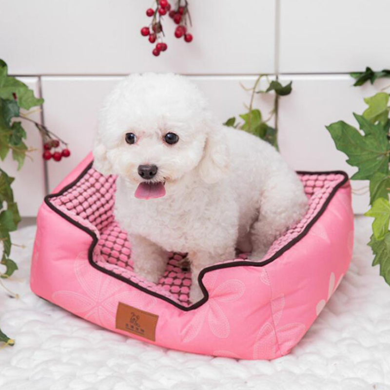 Low Rectangle Soft Fluffy Pet Beds Accessories Dog Cat