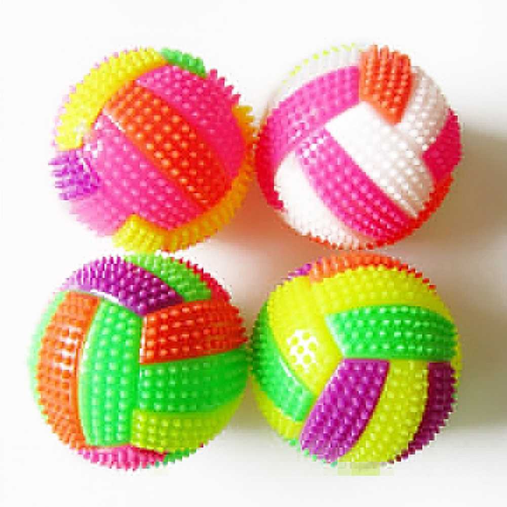 Luminous Volleyball Bouncy Massage Football Puzzle Ball Dog Pet Toys