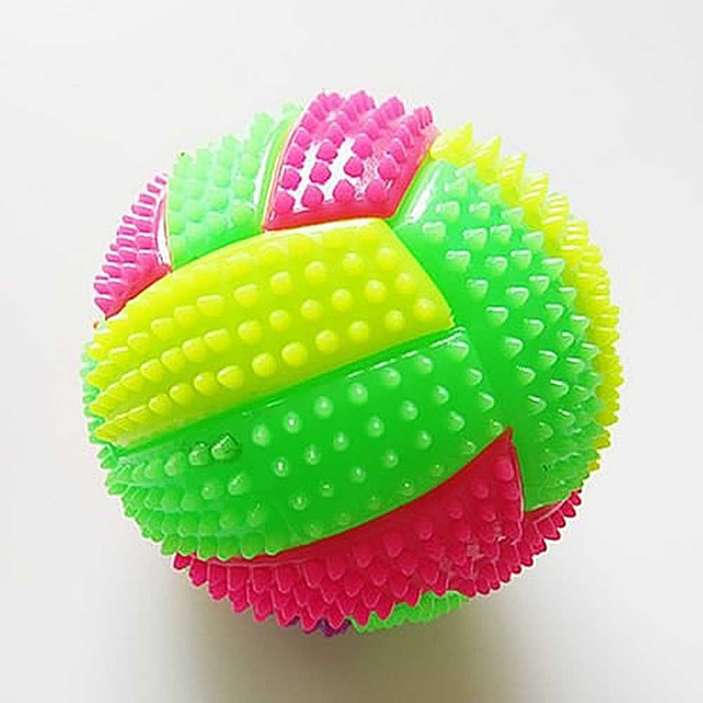 Luminous Volleyball Bouncy Massage Football Puzzle Ball Dog Pet Toys