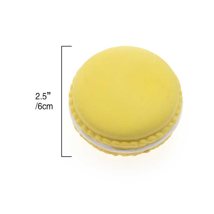 Macaron Shape Vendor Supply Round Multicolor Chewing Latex Dog Toy