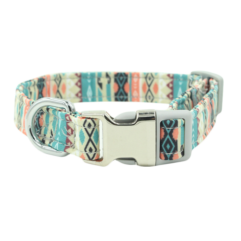 Manufacture Small Lettering Can Be Daisy Dog Collar Pet Collar Print Comfortable Soft Cat Collar