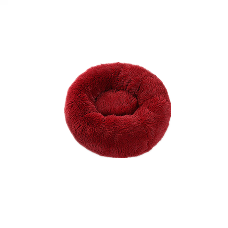 Manufacturer Donut Pet Bed Soft Plush Dog Beds Pet Products Small Medium Large Dogs Cats