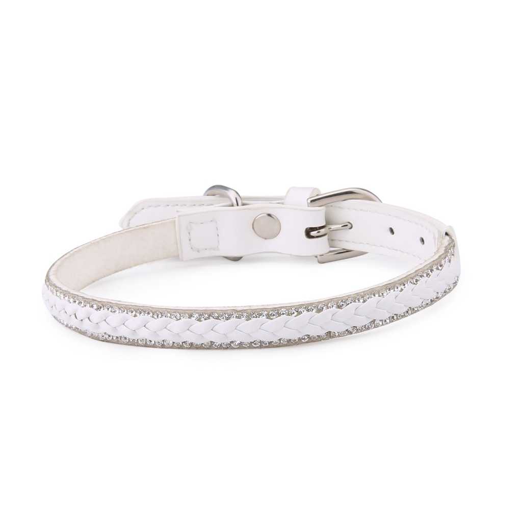 Manufacturer EcoFriendly D Ring Adjustable Alloy Bling Bling Leather Pet Collar Buckle