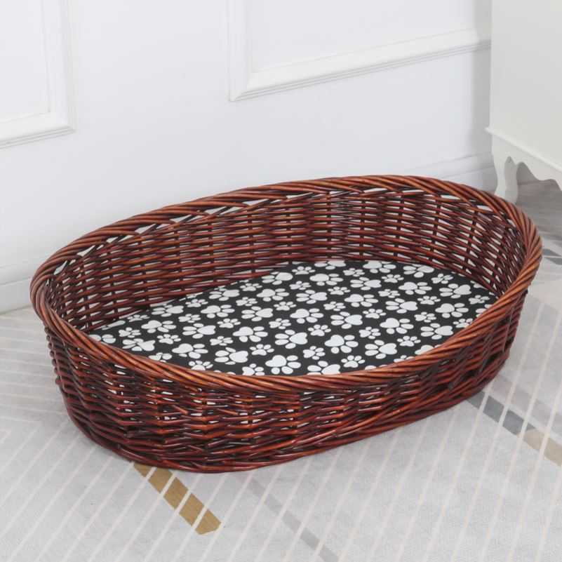 Manufacturer Supplie Rattan Bed Pet Bed Dogs Pet Bed