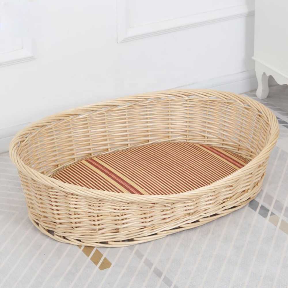 Manufacturer Supplie Rattan Bed Pet Bed Dogs Pet Bed