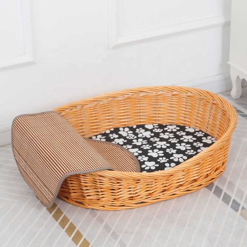 Manufacturer Supplie Rattan Bed Pet Bed Dogs Pet Bed