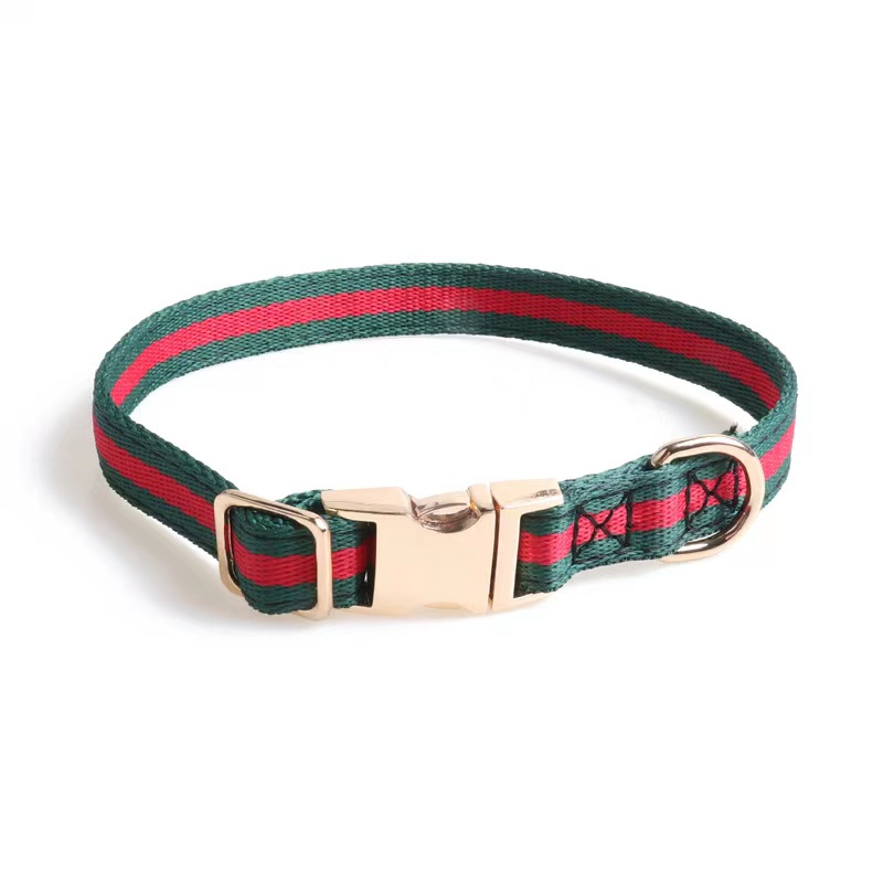 Manufacturers Pet Collar With Metal Buckle Dog Collar Traction Rope
