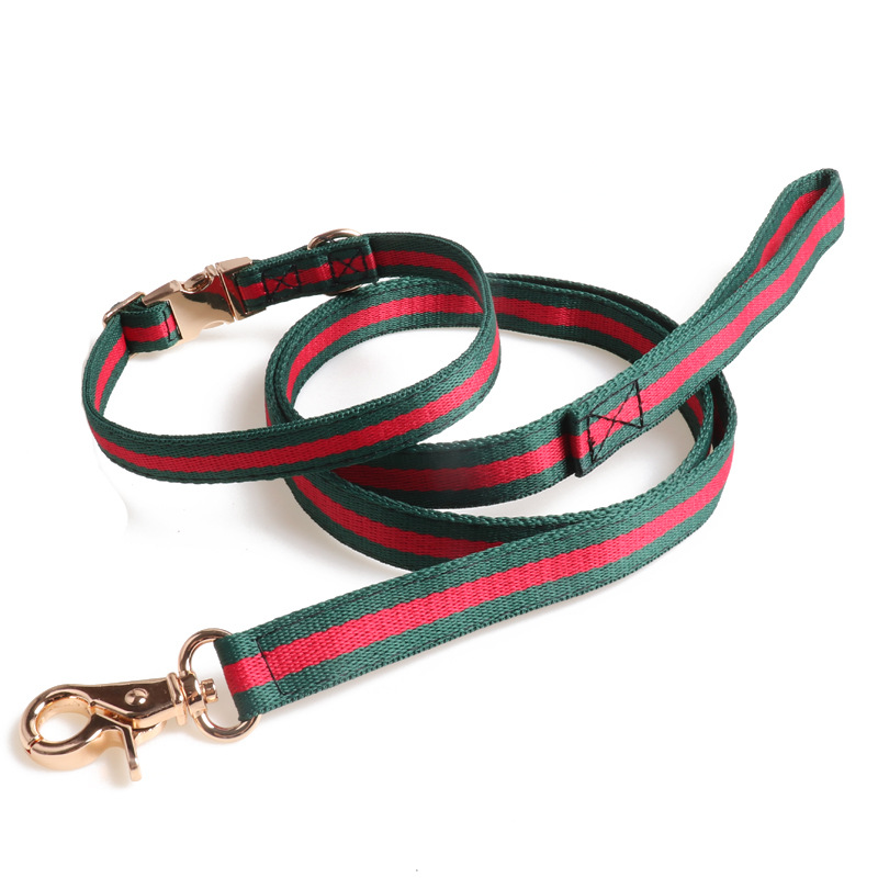 Manufacturers Pet Collar With Metal Buckle Dog Collar Traction Rope