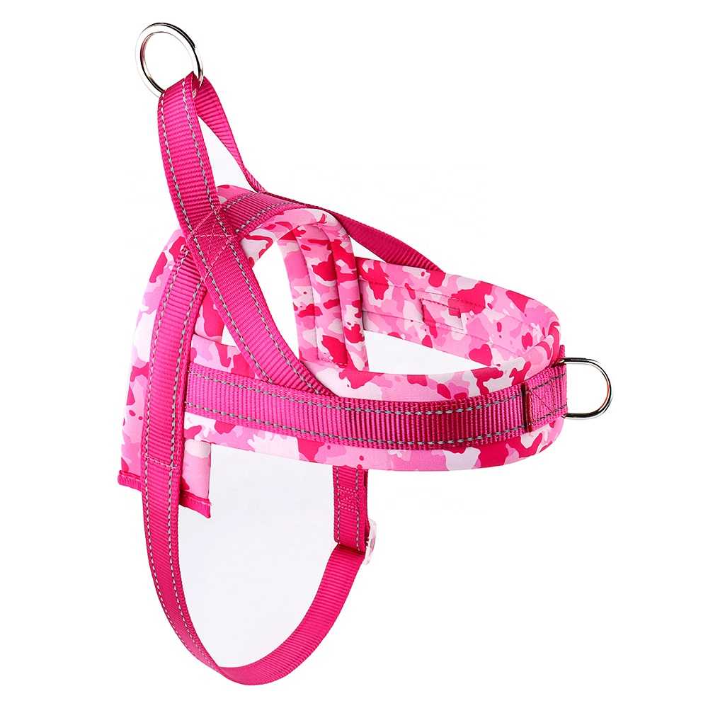 Manufacturers Reflective Nylon Tactical Soft Neoprene Padded Quick Fit Dog Strap Harnesses Dogs