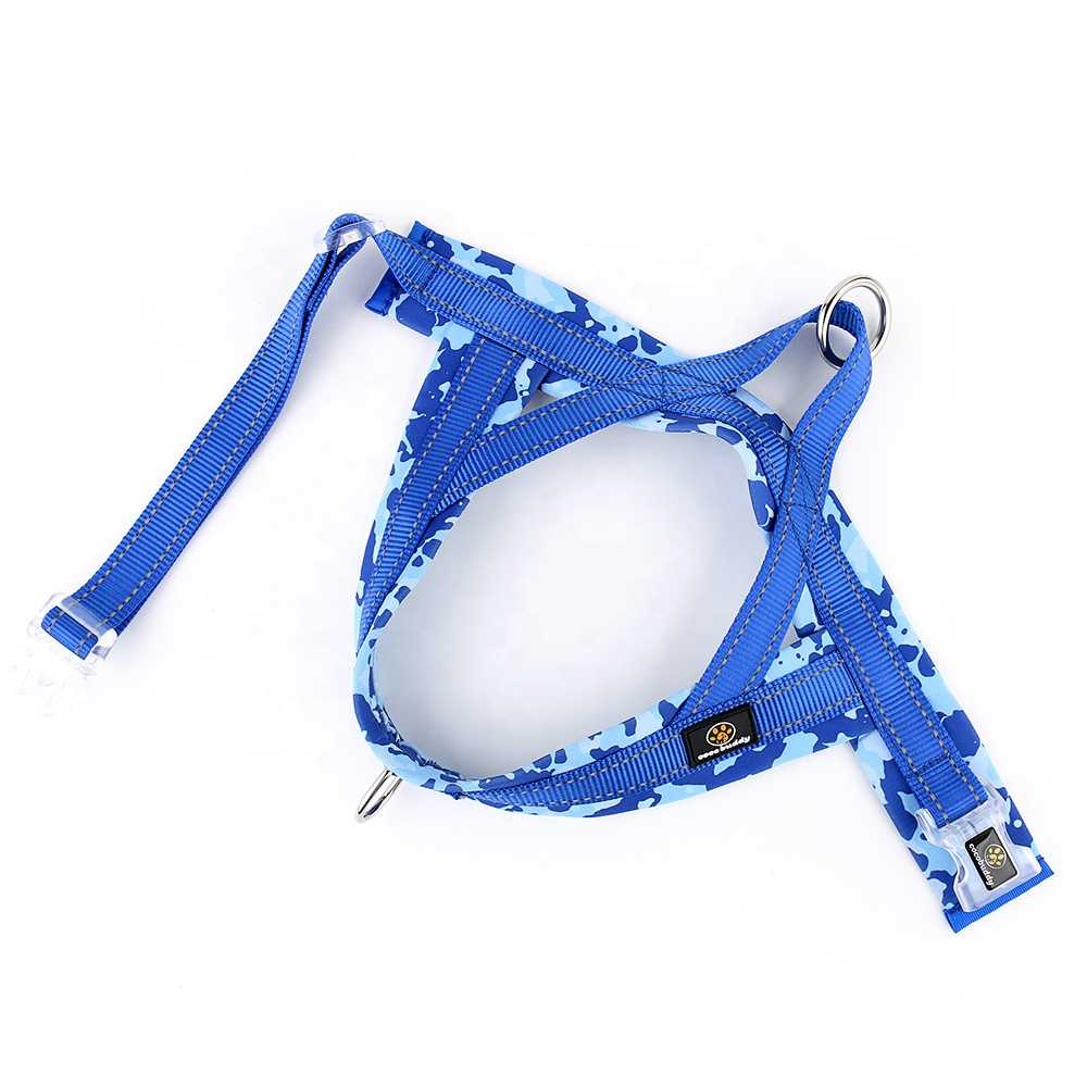 Manufacturers Reflective Nylon Tactical Soft Neoprene Padded Quick Fit Dog Strap Harnesses Dogs