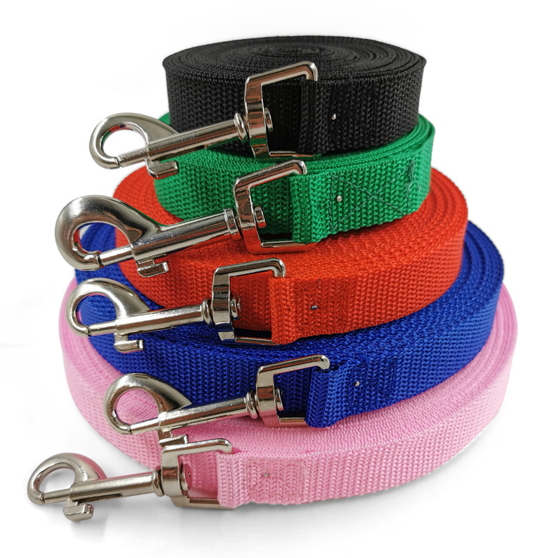 Multiple Sizes Pet Pull Rope Dogs Recall Training Agility 6 15 20 30 50 100ft Leash Dog Training Leashes