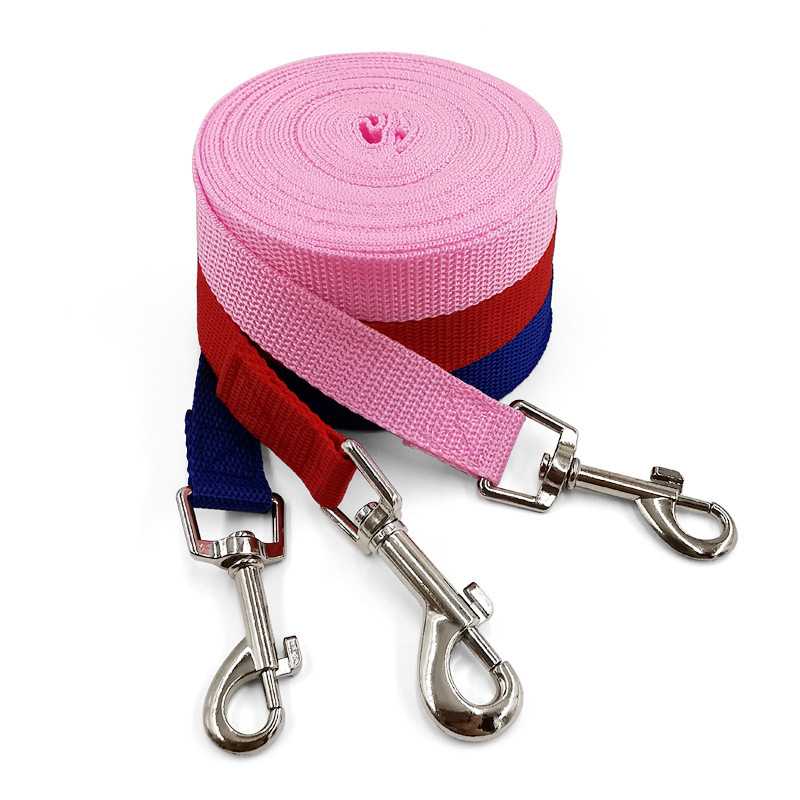 Multiple Sizes Pet Pull Rope Dogs Recall Training Agility 6 15 20 30 50 100ft Leash Dog Training Leashes