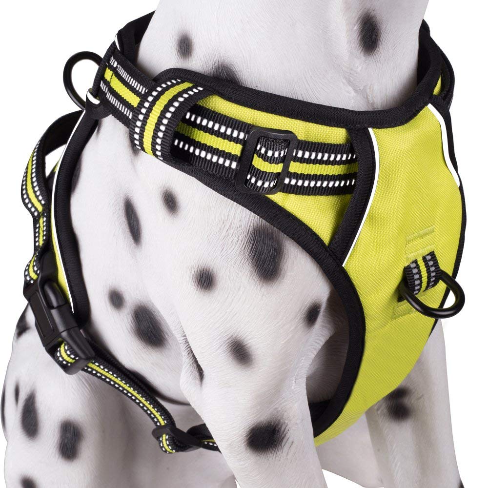 Nibao Amazon Top Seller Reflective Soft Mesh Padded Dog Harness Service Pet Dog Harness